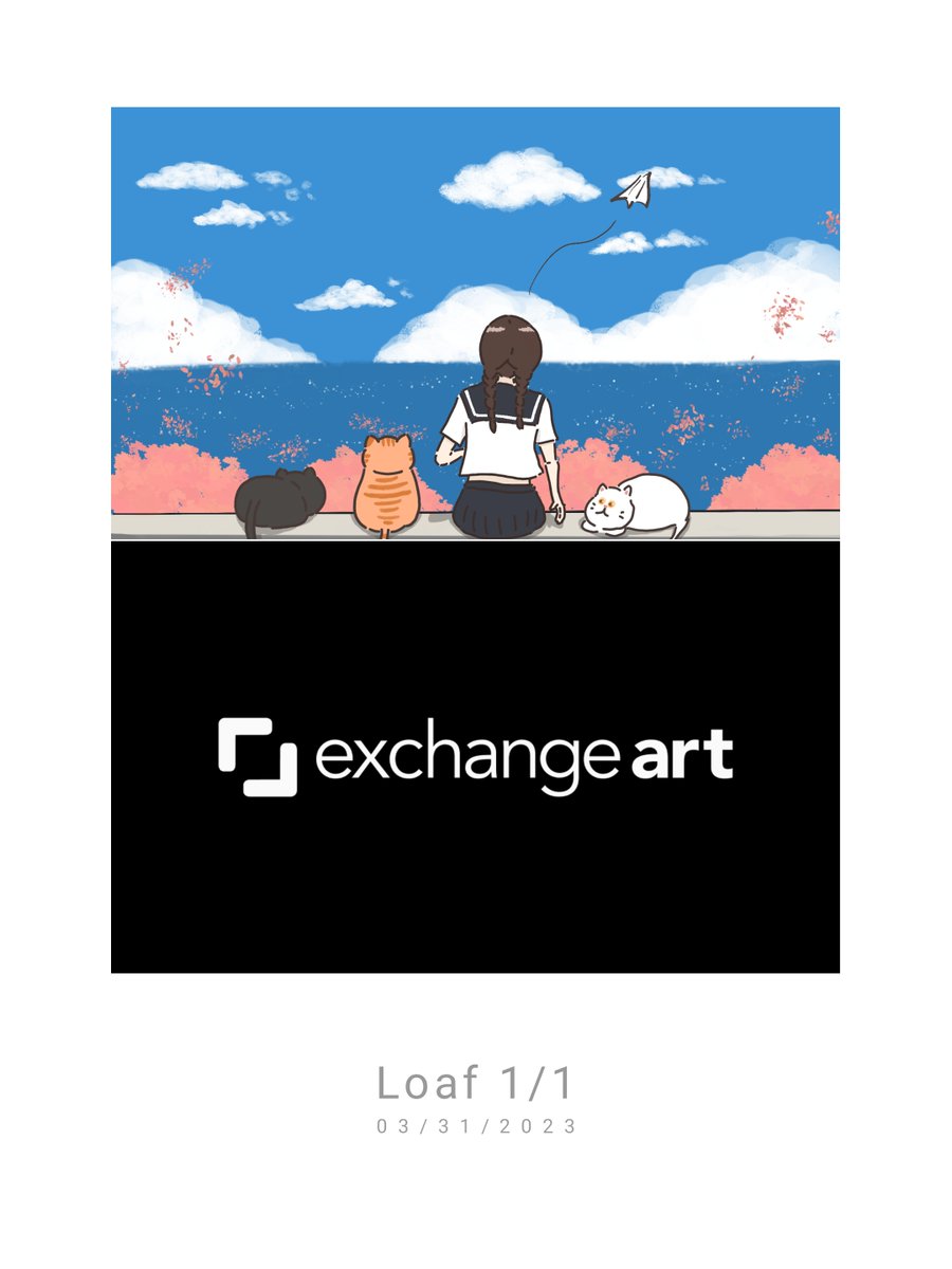 🌟New Drop 🌟
" Loaf " (1/1)
" Paper Plane  " just listed on 
<a href="/exchgART/">Exchange Art</a>

 and is ready for auction 🐱🙏🖼️🐳🐳
(24 Hr.)

Type : PNG 2000 x 1500 px

Reserve price: 0.5 SOL ◎

Link : exchange.art/single/CRUu3NU…

#SOL #Solana #SolanaNFT #SolanaCommunity #solanaart #NFTThailand