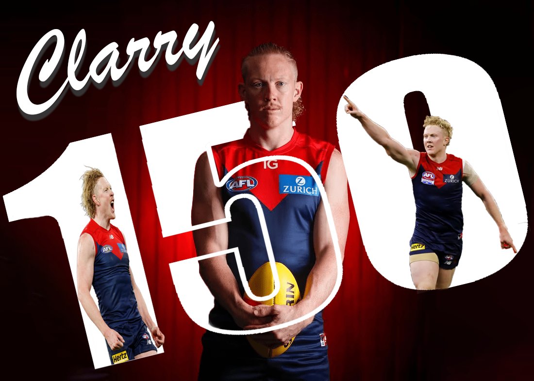 Clayton Oliver plays his 150th Match this week.
1⃣ x🏆
2⃣ x AFLCA POTY
3⃣ x All Australian
4⃣ x MFC BnF
3⃣ x 22Under22 Team
1⃣ x AFLCA Best Young Player
1⃣ x AFL Rising Star Nominee
1⃣ x Morrish Medal: 2015

And he's only 25 ...