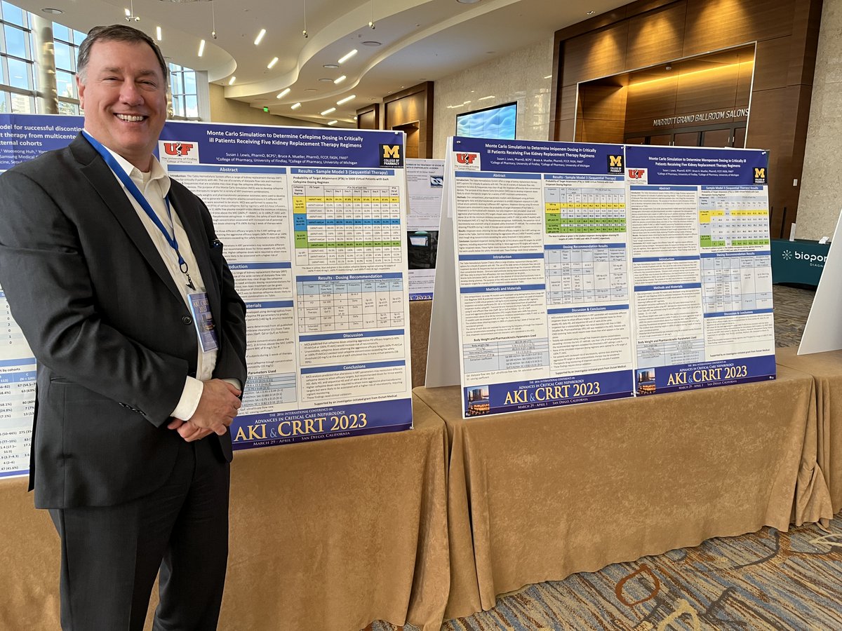 Bruce Mueller (@bampharmd) on Twitter photo Excited to present our antibiotic dosing research for #Tablo #RRT. Thanks to <a href="/OutsetMedical/">Outset Medical</a> for funding this work. I was at the first #CRRT meeting and today is the 28th annual!  ( I guess I am old!) Excited to present our antibiotic dosing research for #Tablo #RRT. Thanks to <a href="/OutsetMedical/">Outset Medical</a> for funding this work. I was at the first #CRRT meeting and today is the 28th annual!  ( I guess I am old!)