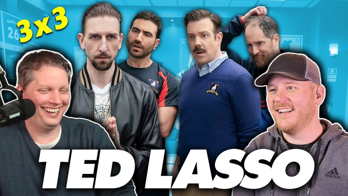AndrewFoxMiller's tweet photo. Watching Ted Lasso Season 3 Episode 3. A LOT to unpack this week... ⬇️⬇️⬇️ #TedLassoSeason3 
🔗https://t.co/BpeJl1JYZt https://t.co/f8LW3fBXo8