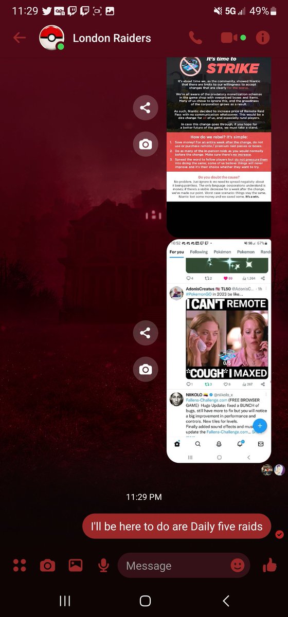 josephcup18's tweet photo. I fear what this will do to the community and to all the #YouTubeers 
#Contactcreators #Sorry #GBL #Pvp anyone! https://t.co/1mahKu9tAt