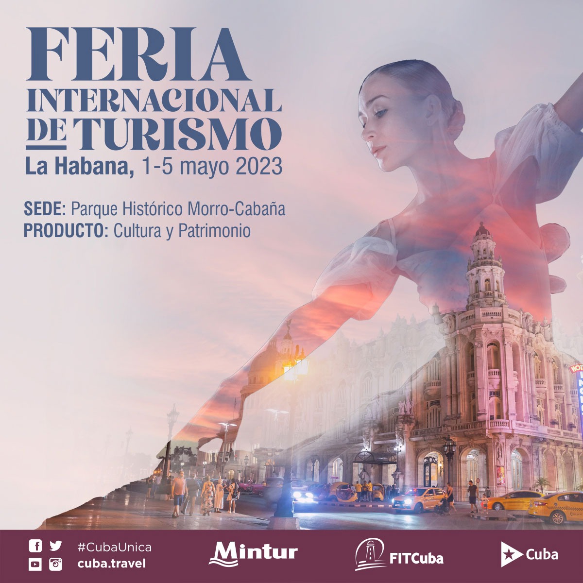 JuannCarlosGG's tweet photo. Del 1 al 5 de mayo #LaHabana, Ciudad Maravilla, mostrará sus atractivos patrimoniales, culturales y múltiples oportunidades de negocios durante la Feria Internacional de #Turismo de #Cuba 🇨🇺#FITCuba2023 https://t.co/Wy2TuRlae0