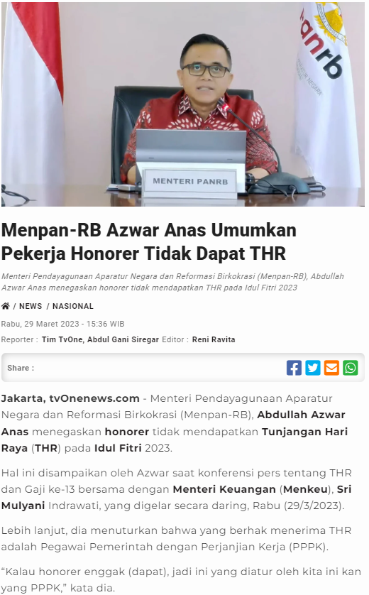 worksfess's tweet photo. Work! gimana nih nyesekkkkk gak dapat thr, KL kalian gimana gais? https://t.co/0hzGvxcgE6