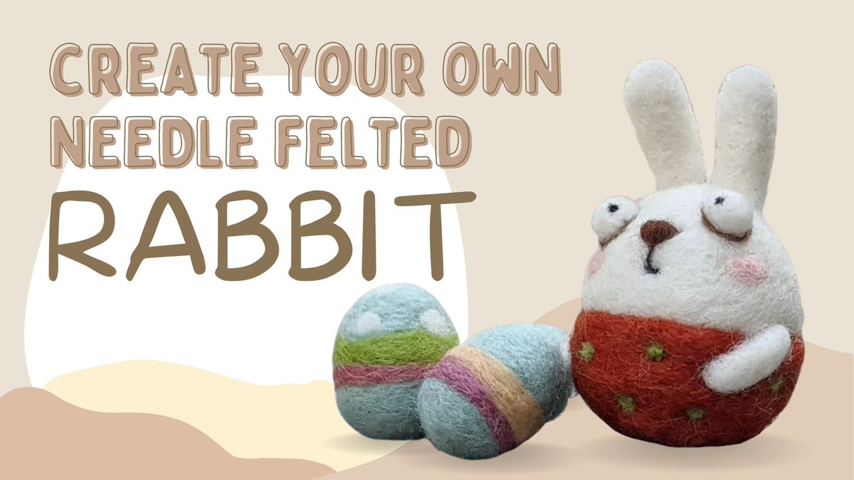 Learn how to create your own adorable needle felted rabbit with our easy-to-follow tutorial! Watch now and discover the joy of needle felting. 
youtu.be/BchGzOkYwNA

#needlefelting #rabbit #tutorial #DIY #crafting #fiberarts #handmade #needlefeltingtutorial #DIYtutorial
