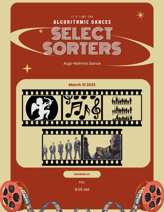 NighthawkCoding's tweet photo. P1 #2. The Select Sorters

Introducing, the best dancers ever

They are FAMOUS for NOT only their MOVES but also their SMARTS… The SELECT SORTERS!!” https://t.co/CcC0Sxvt1Z
