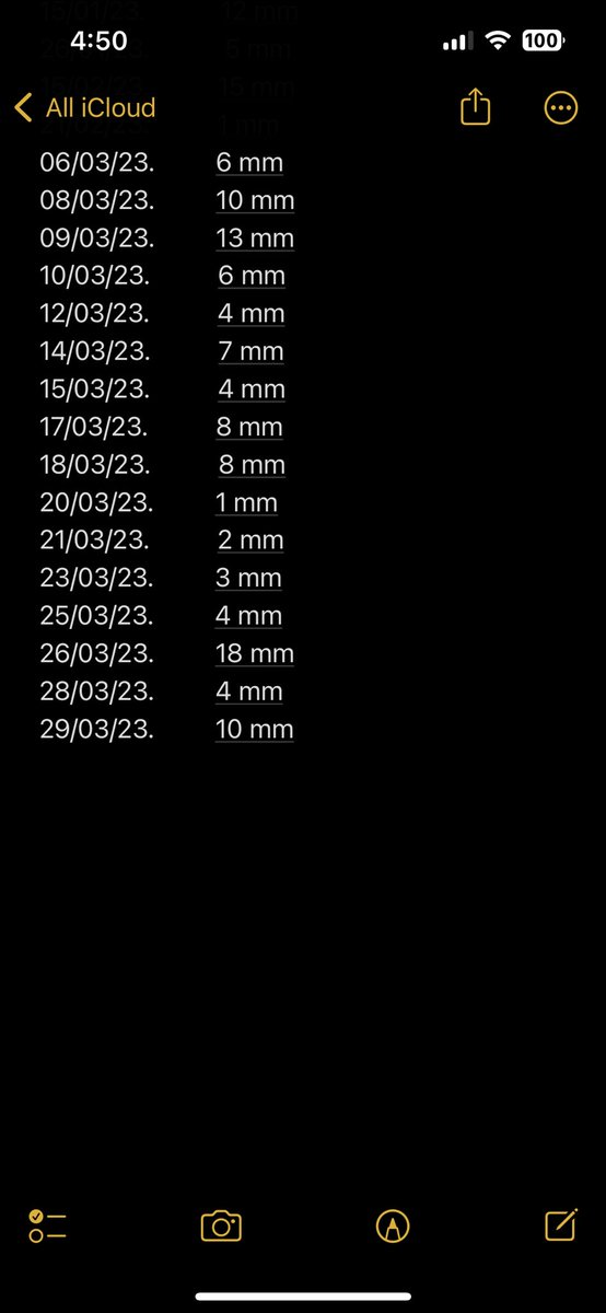NickSwanson83's tweet photo. @AntzXVI @Romfordgolfclub I’m at 108 mm before I get in this morning https://t.co/dswCuo5axy
