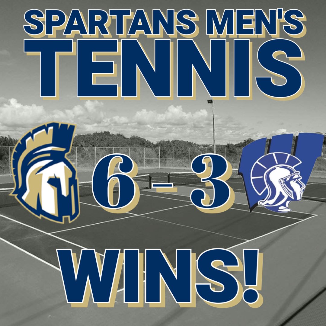 🎾🏆 The Spartan Men’s Tennis team brought their A-game against the Wilson Hunt Warriors, securing a 6-3 victory! What a great way to head into spring on a winning note! #SpartanTennis <a href="/athletics_sss/">Smithfield-Selma Spartan Athletics</a> <a href="/SSS_Spartans/">SSS High School</a> <a href="/DavidKAllen_/">David K. Allen</a>