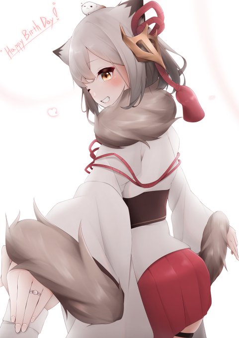 #今月描いた絵を晒そう 
💕♨️🦊 