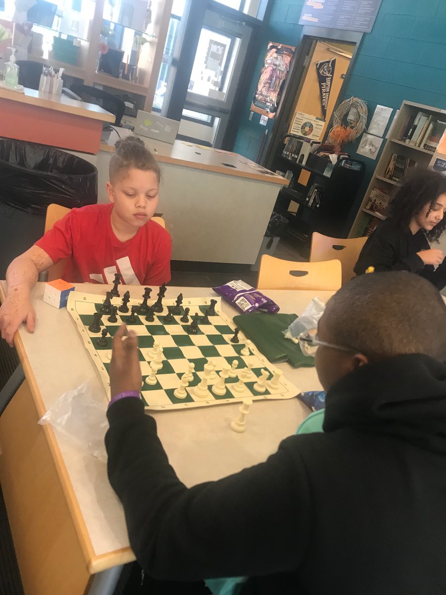 TB4Kids's tweet photo. It’s Thursday’s Chess ♟ Club day in the library @MLK_Titans.
@rps_libraries #MakeADifference @RPS_Schools https://t.co/2piPZjUKWM