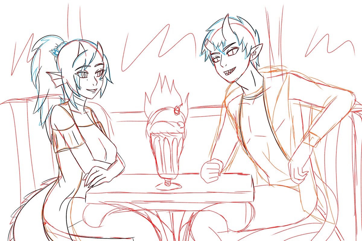 It's a WIP of. Hot date. Get it? Hot date?... everything is on fire... *leaves*
