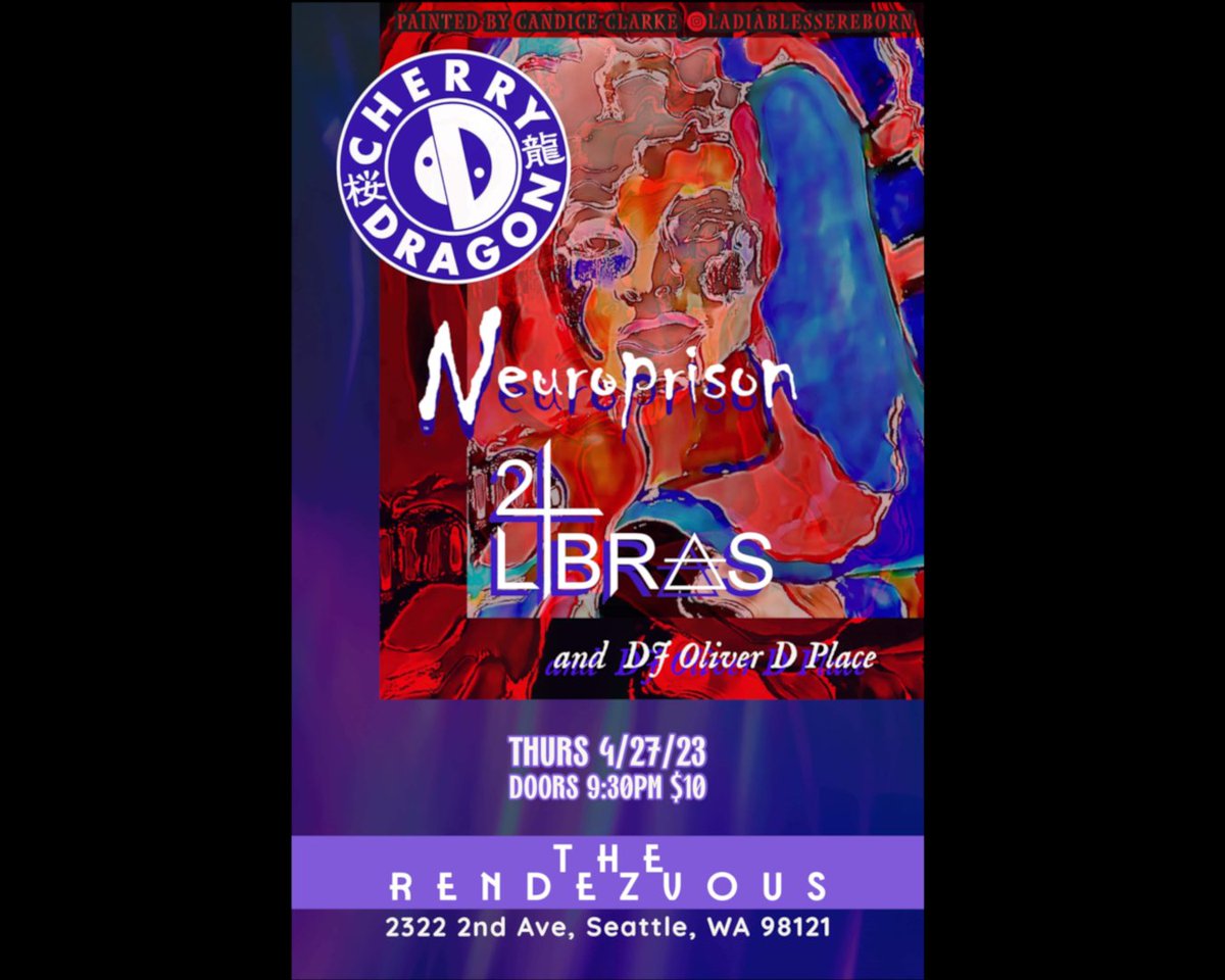 NeuroPrisonBand's tweet photo. Come see us play with Cherry Dragon and 2 Libras:
https://t.co/CZPTpS0GA4 https://t.co/HowJPtwlbn