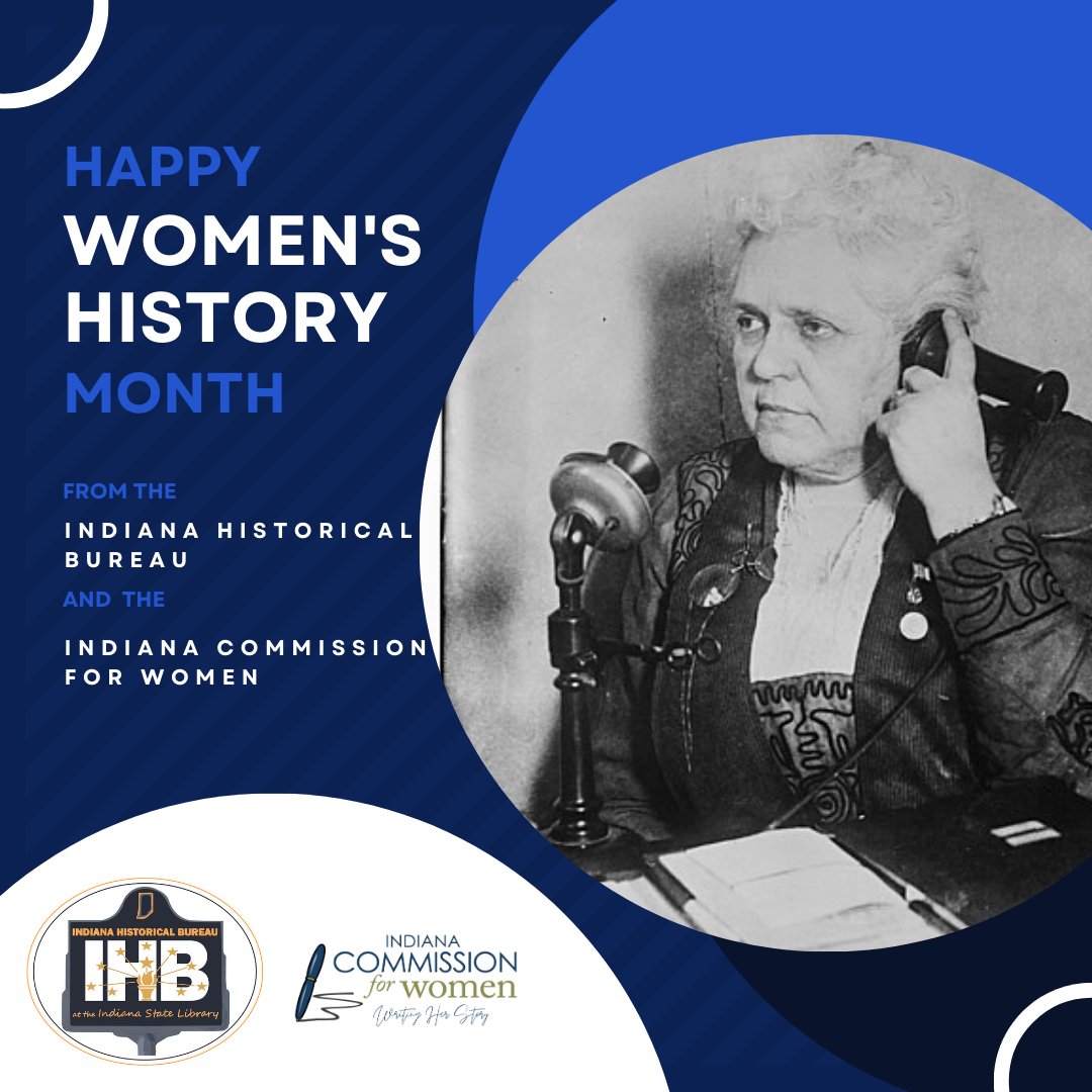 Charleston, Ind. political strategist Mary Garrett Hay honed her speaking &amp; leadership skills at the WCTU before becoming instrumental in the national fight for women’s suffrage. Learn more through the Indiana Historical Bureau: facebook.com/IndianaHistori…