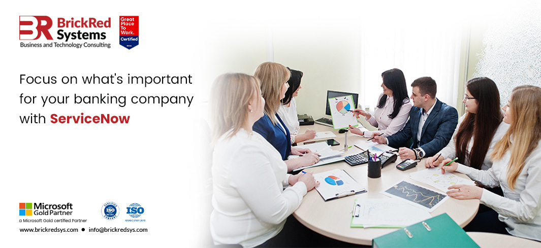 Stop wasting time on routine work tasks. Instead, streamline and automate them by switching to #ServiceNow for your banking organization. Contact us to know more brickredsys.com/contact-us/