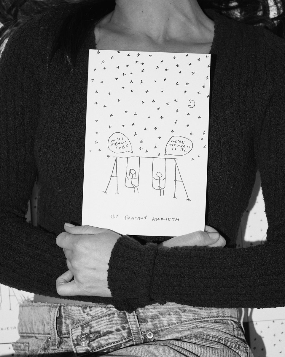 franny's tweet image. “WE’RE MEANT TO BE / WE’RE NOT MEANT TO BE” IS OUT NOW!! 

werenotmeant2be.com

(franny + muse out now w the book!!)