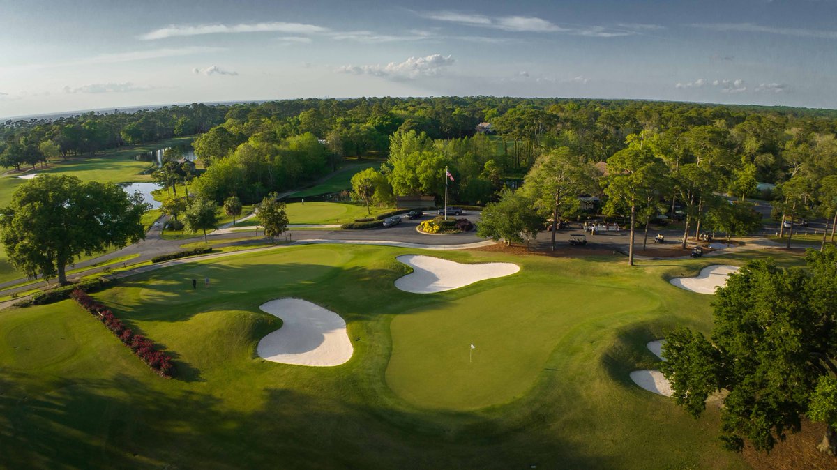 patrickjkoenig's tweet photo. After a serious downpour and a cozy stay at the @grandhotel1847 , the RGV Tour did not tee off until 1pm. Lakewood's Azalea and Dogwood courses were golfed in quick order. #golfAlabama https://t.co/q4p28FXbUn
