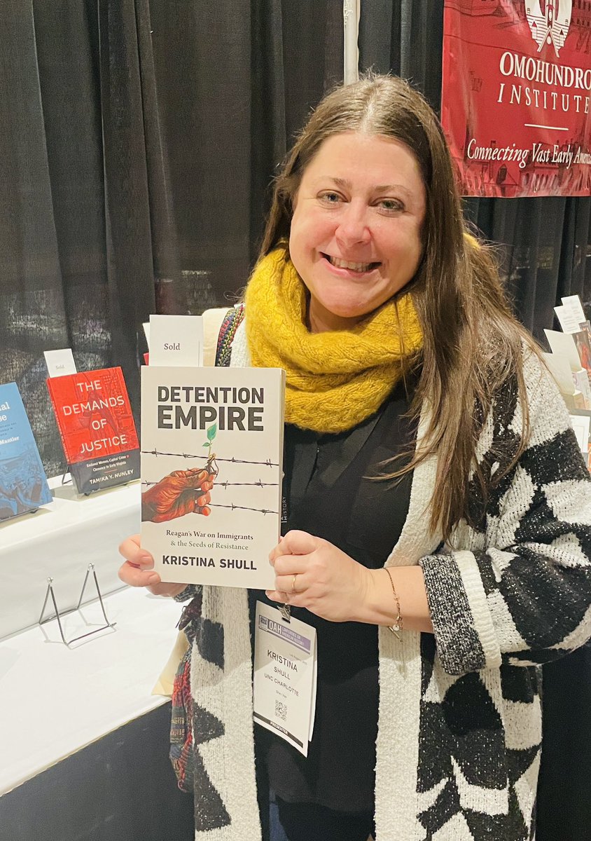 Check out #DetentionEmpire at the @UNC_Press booth at #OAH2023 #OAH23