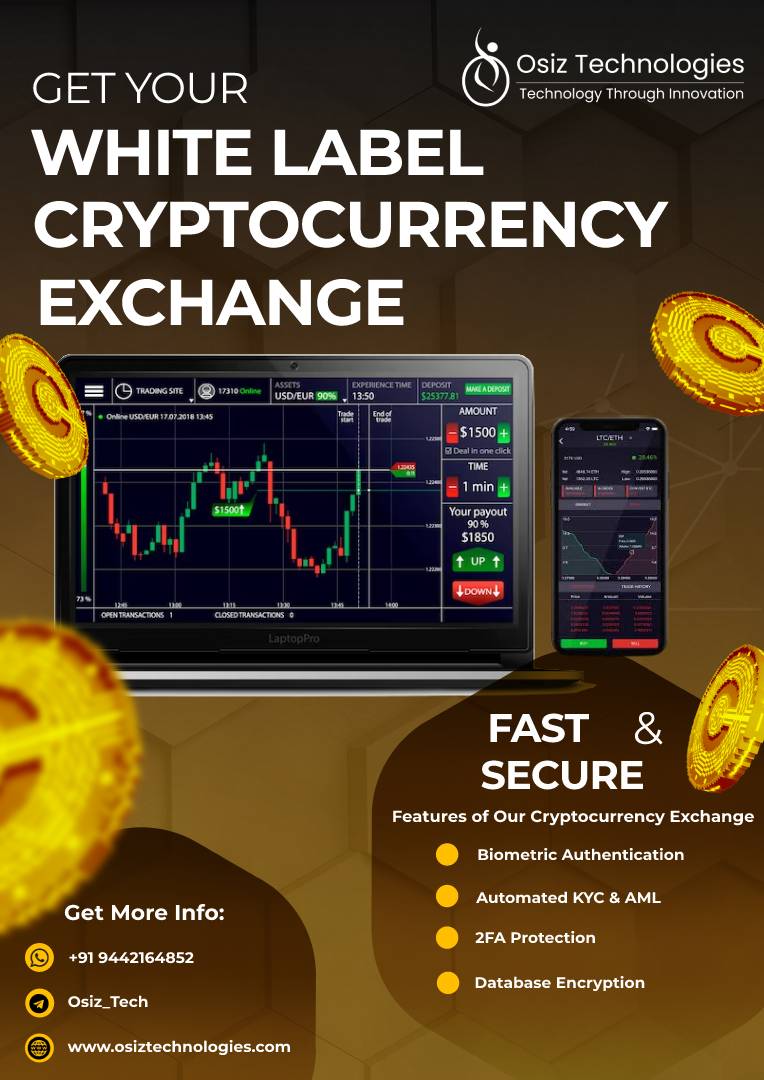 MathewStephan3's tweet image. #Osiz, the global #whitelabel cryptocurrency exchange software development company, which delivers high-quality, reliable, and flexible #cryptocurrencyexchangesoftware solutions to build a profitable and dependable crypto exchange platform in the stipulated time period.