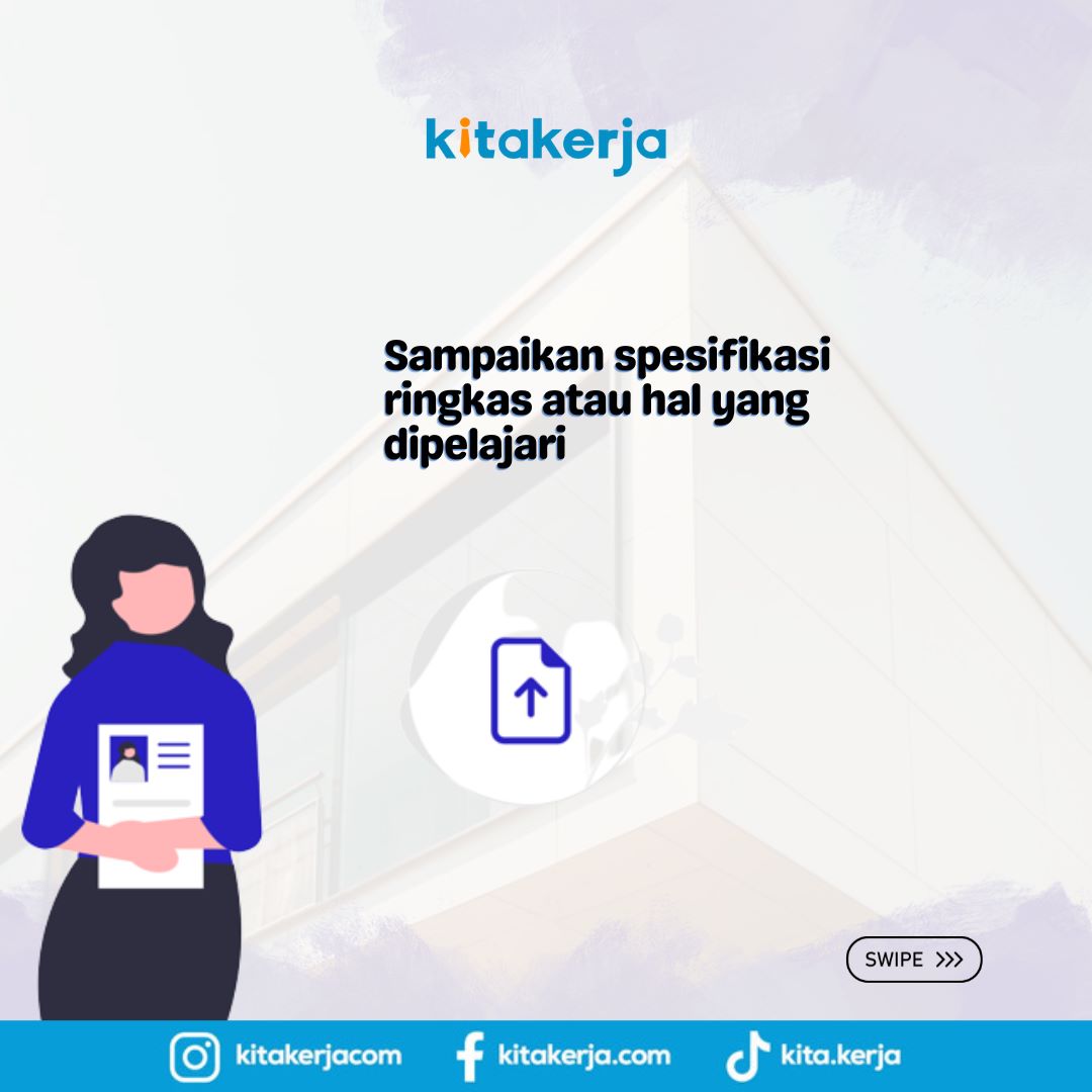 kitakerja1's tweet photo. Kamu perlu lakukan tips ini agar interviewer terkesan sama kamu di awal interview ๐
Cek lowongan kerja terbaru di sini --> https://t.co/u7CytdoCpC
#kitakerja #lowongankerja #tipsinterview #hrd #interview #lowongankerja2023 #lokermedan #karirmedan #infokerja #carikerja https://t.co/62Not1k647