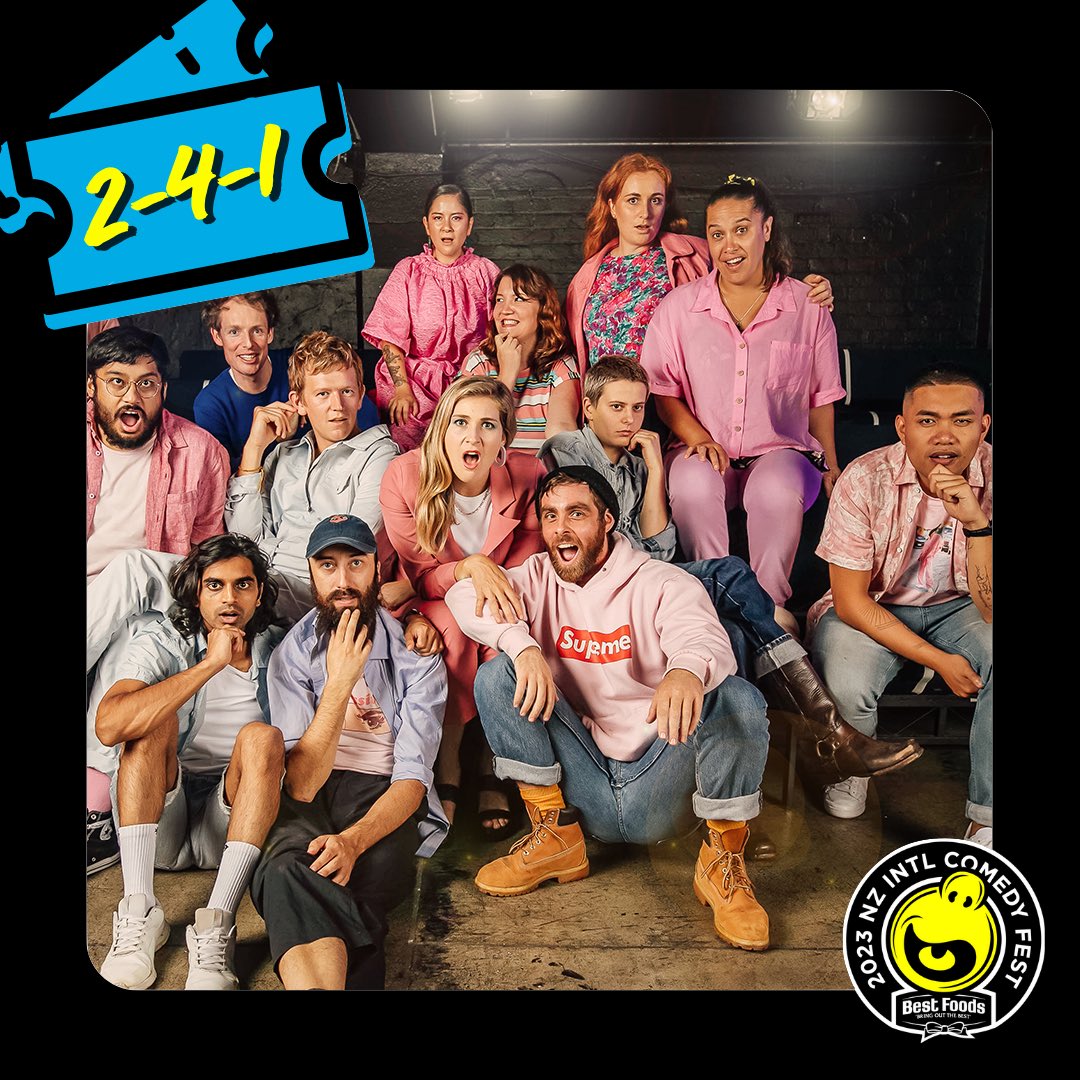 This year Snort will be doing two MASSIVE shows at <a href="/QTheatre/">Q Theatre</a> for <a href="/NZComedyFest/">NZComedyFest</a> 💛💛

Special guest monologists to be announced…

You can get 2 for 1 tickets until midday on Monday with code 241LAUGHSSNORT here: comedyfestival.co.nz/find-a-show/sn…

😘