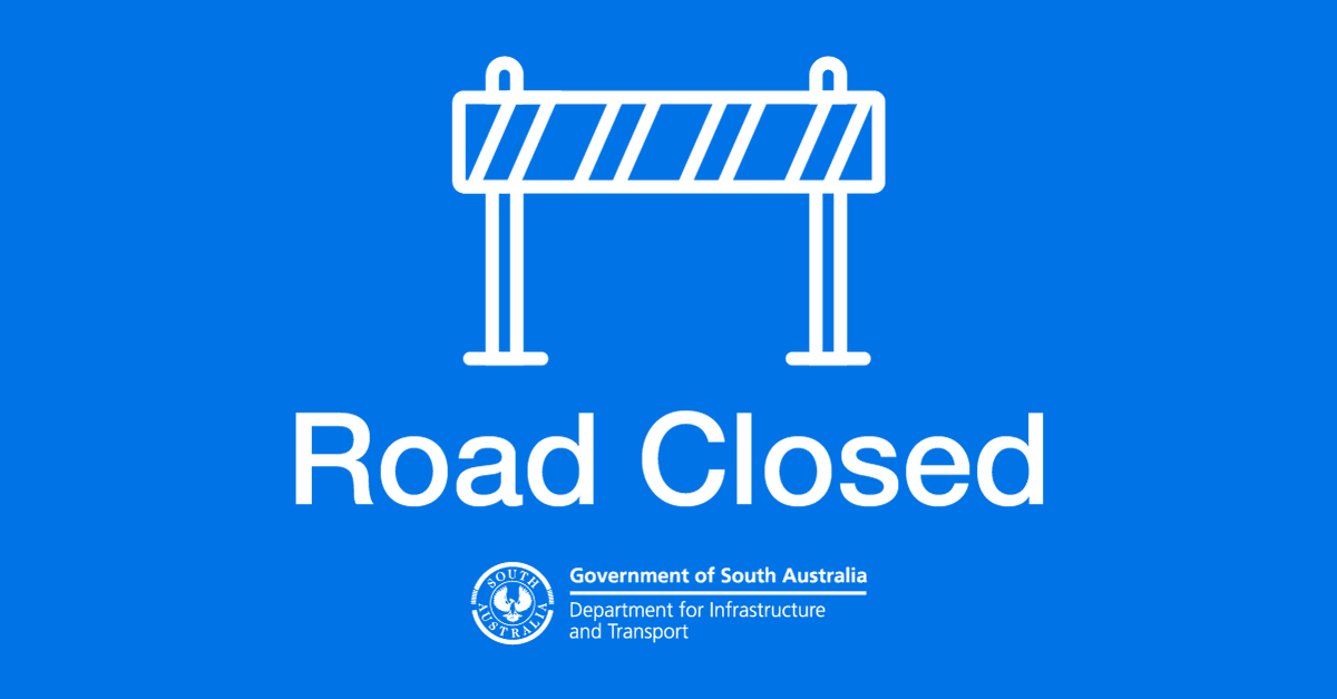DFIT_SA's tweet photo. GREENOCK RD, NURIOOTPA

Greenock Rd is currently closed between Falkenberg Rd and Gothic Ave, Nuriootpa.

Please seek an alternative route where possible.

Get live traffic info: https://t.co/TEOjjY7WMR https://t.co/vLYiSzBKtM