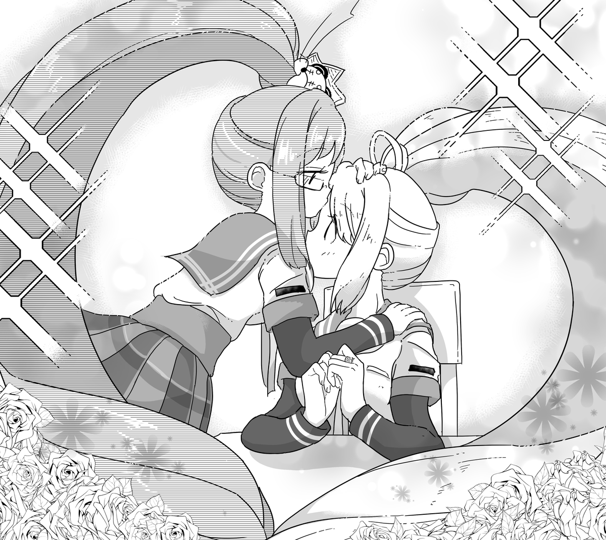 #今月描いた絵を晒そう
ずっとつるつる本描いてました🍜🎡
完成までもう少し頑張らないと・・・。 