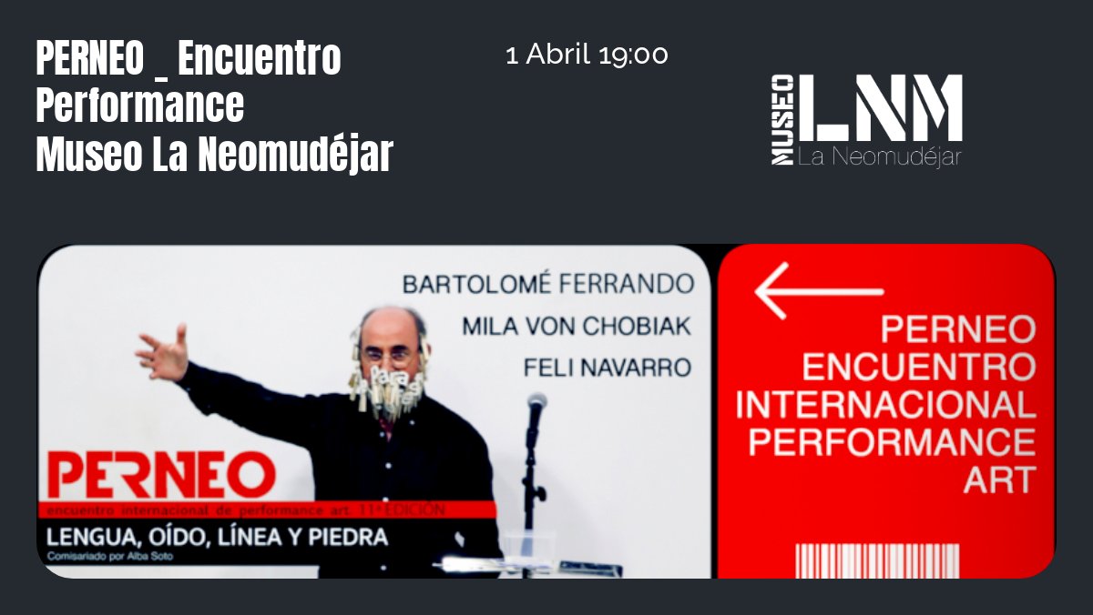 Perneo_ Encuentro Internacional de Performance Art - eepurl.com/in71Fo