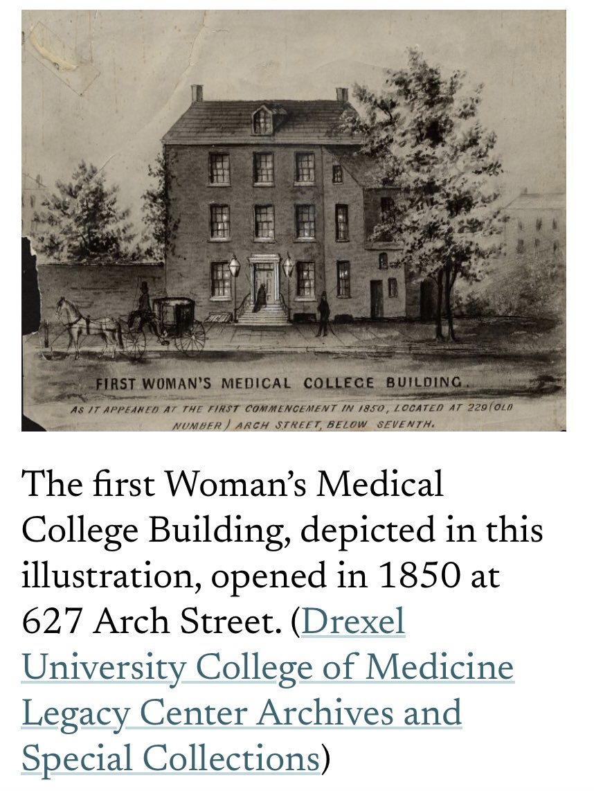 #DoctorsDay2023  A proud #historicalfact that my city was home to the Woman’s Medical College of Pennsylvania founded in 1850 -the first medical school in the world for women to award them the M.D and graduated the first  Indian female doctor in the USA <a href="/indian_rhythm/">Indian Heart Rhythm Society</a>