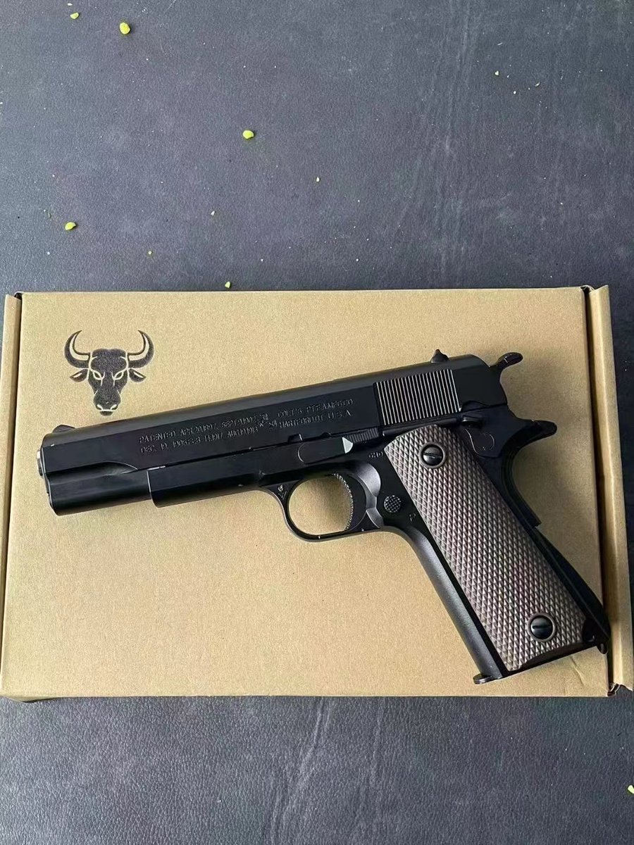 HTWJ55555's tweet photo. 牛头1911   新款上市    全金属材质  
​内部配件 和 白盒1911通用   ，4🈷️1出货，要的赶紧预定
#改装 #火狗 #枪 #改火 #钢珠枪 #打鸟 #气狗 #冷媒 #户外 #弩 #管制 #弹药 #6mm #改装配件 #改装枪 #沙漠之鹰 #五四 #制式 #玩具枪 #手拉 #电动 #m1911 #水弹枪 #玩具 #黄河 #手枪 #水弹 #仿真枪 #电镀 https://t.co/JTRkFjWyWd