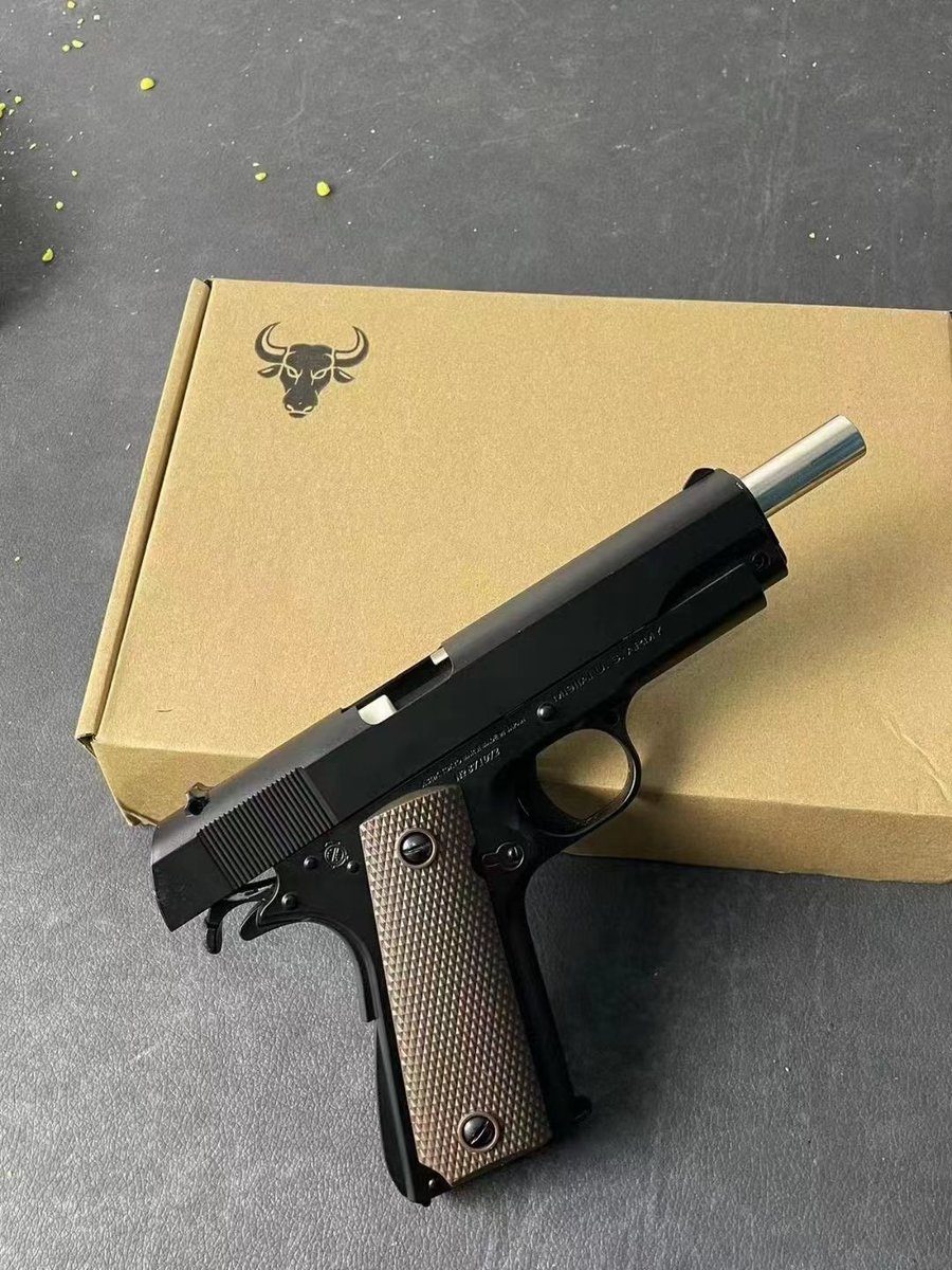 HTWJ55555's tweet photo. 牛头1911   新款上市    全金属材质  
​内部配件 和 白盒1911通用   ，4🈷️1出货，要的赶紧预定
#改装 #火狗 #枪 #改火 #钢珠枪 #打鸟 #气狗 #冷媒 #户外 #弩 #管制 #弹药 #6mm #改装配件 #改装枪 #沙漠之鹰 #五四 #制式 #玩具枪 #手拉 #电动 #m1911 #水弹枪 #玩具 #黄河 #手枪 #水弹 #仿真枪 #电镀 https://t.co/JTRkFjWyWd