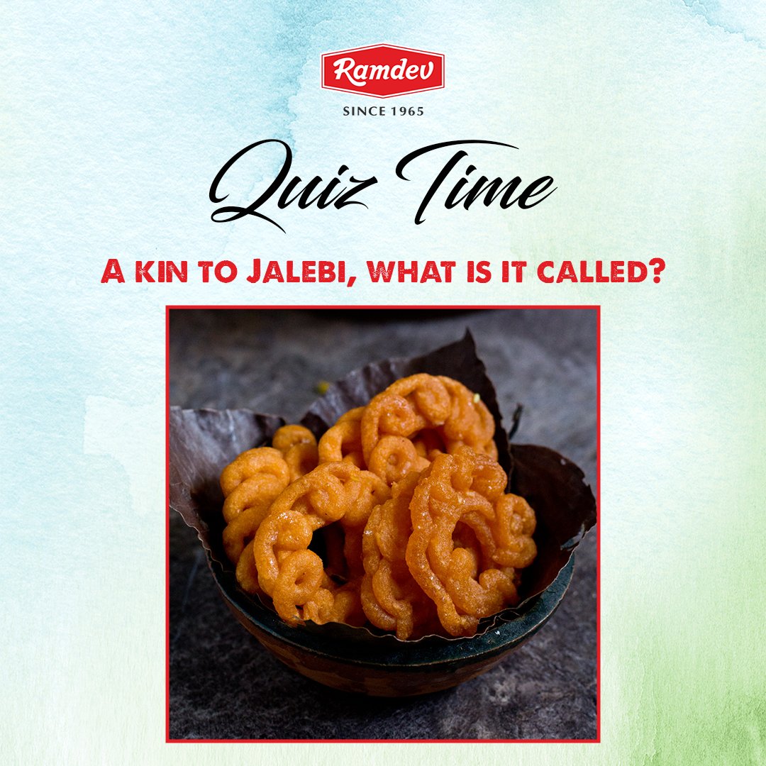 Ramdev_Food's tweet image. Clue : The sweet that connects India and Bangladesh. Name it in our comment section below.

#Ramdev #RamdevStore #RamdevMasala #RamdevSpices