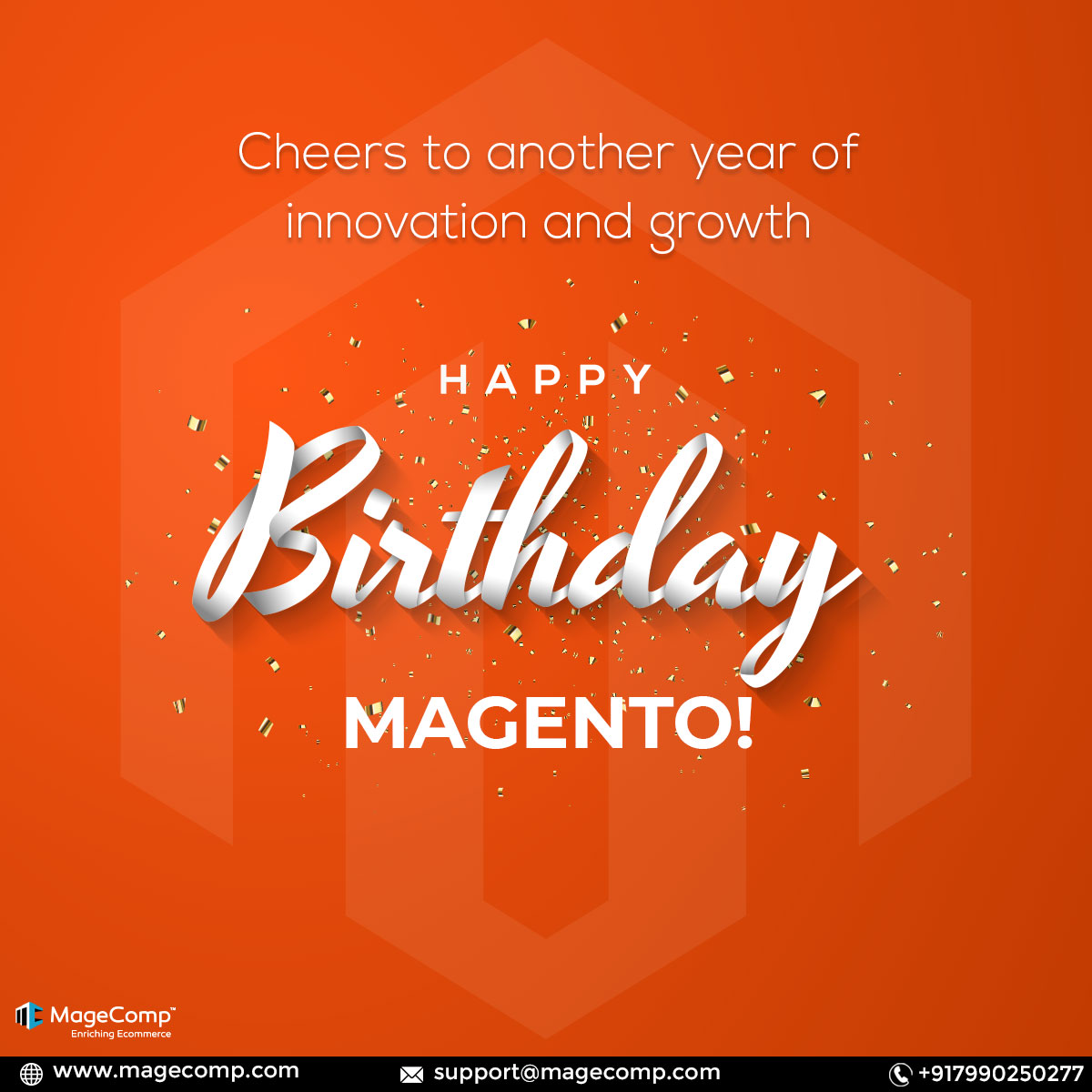 cto_bharat's tweet image. Happy birthday to the trailblazing e-commerce platform, Magento! Thank you for enabling businesses to succeed and grow in the digital age. 🧡

#Magento #MagentoCommerce #Ecommerce #OnlineShopping #DigitalCommerce #MagentoPlatform #MagentoCommunity