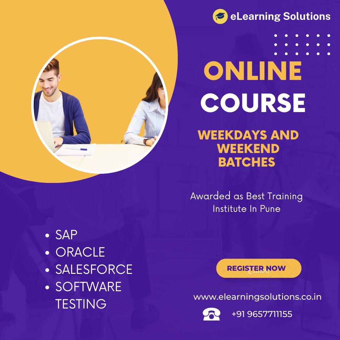 The best training institute in pune
#SAP #oracle #Salesforce #softwaretesting #ELearningSolution #weekend #weekdays #bestinstitute #instituteinpune #ITinstitute #itcourse #onlinecourse