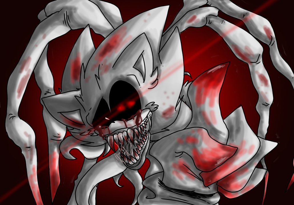 Wassup I’ve got some more art to share. Made this funny lil thing of OLR Sonic.exe a while ago, and wanted to share It cuz I had fun makin It.