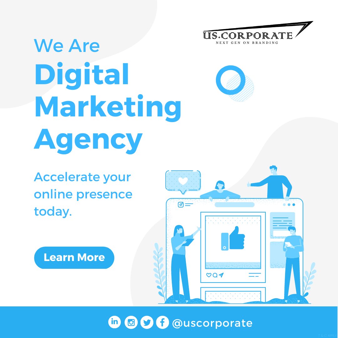 “Digital Marketing Agency!” 
~
US.CORPORATE
~
Next Gen On Branding
~
📧 uscorporate2021@gmail.com
~
📞 9 9 - 5 2 5 9 - 4 2 1 9
#Nextgenonbranding #uscorporate #digitalmarketing #marketing #socialmediapromotion #marketingexpert #brandpromotion #brandpromoter #newbusiness