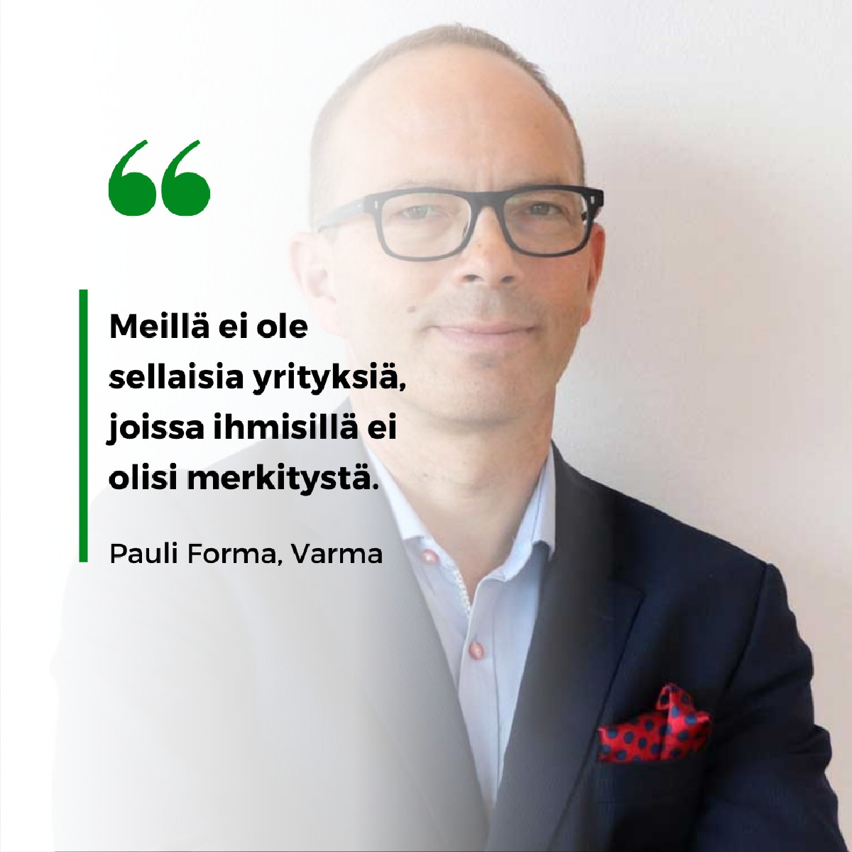 "Ihmiset ovat kaikkien yritysten selkäranka", Varman työkykypalveluista vastaava johtaja Pauli Forma sanoo.

Lue Paulin haastattelu: kasvuopen.fi/blogi/hyvinvoi…