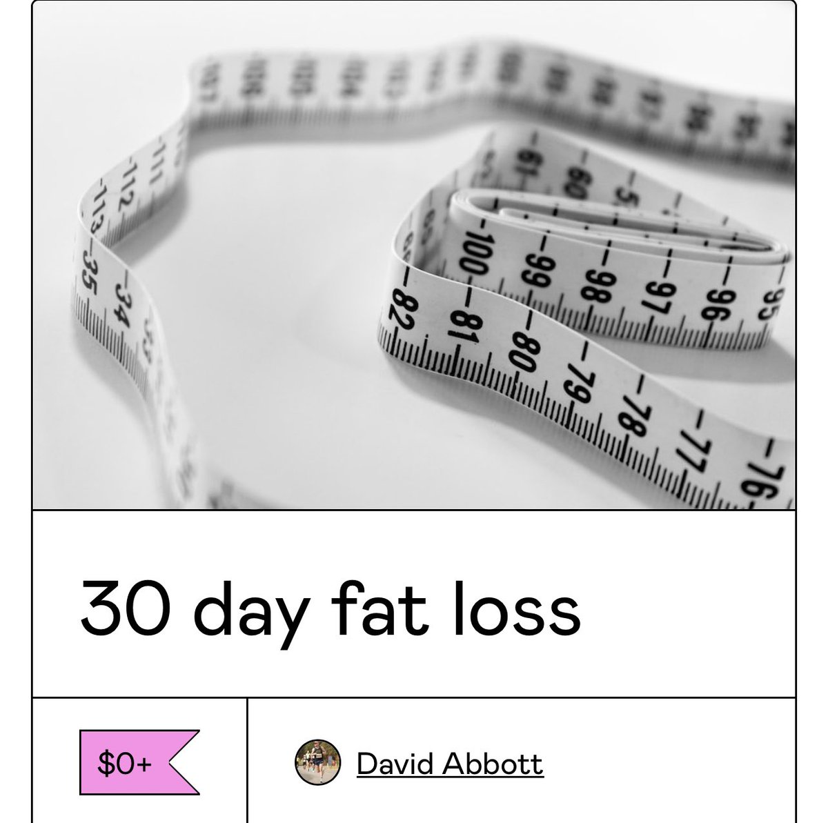 I’ve put together a free short guide “30 day fat loss”

If you would like a copy:
1)Be following <a href="/runliftrunlift/">David Abbott</a> 
2)Like and/or RT this
3)Reply “30” to this tweet 

I will DM you a link