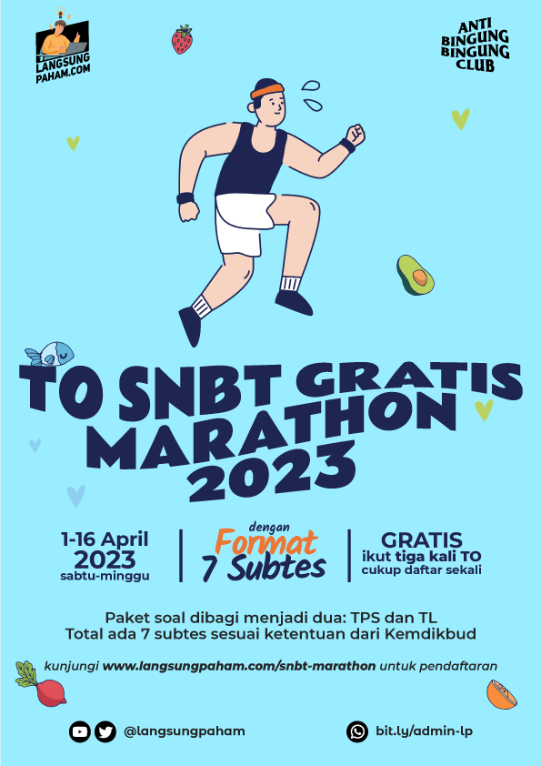 alcademia_id's tweet photo. 📢Pengumuman #TOSNBTGratis

🔥 Ada TO SNBT Gratis lagi nih 🔥

Info Pendaftaran TO SNBT Marathon 2023 GRATIS!

🤩Dapat 3 kali TO++!🤩
✨Materi Terbaru 7 Sub Tes

Yok yang kemarin belum lolos SNBT, jangan kasih kendor! ✊🏻

Info detail pendaftarannya ⬇️ https://t.co/mthI6PaX5W