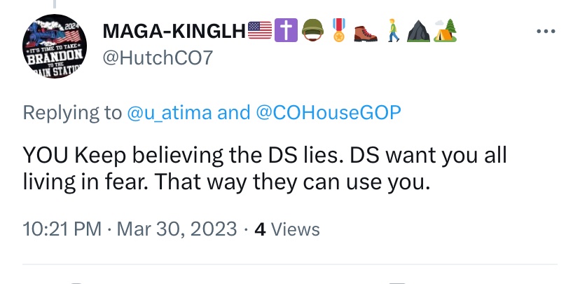 Who’s *actually* living in fear? These MAGAts are so afraid that they stock up on weapons of war in preparation for the apocalypse 🤦🏽‍♀️
