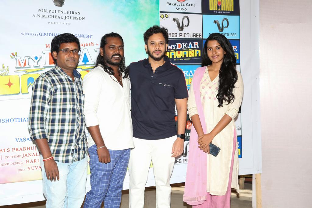 The shooting of web series, #MyDearDayana starring actor @mani_rajeshh, was officially kicked off with an auspicious pooja!🎉

Actress @aishu_dil graced the event 

Directed by @iam_A_G_R & #PurushothamanKutti
Produced by @VoresPictures

@smahesh0603 @MagaAnan @proyuvraaj