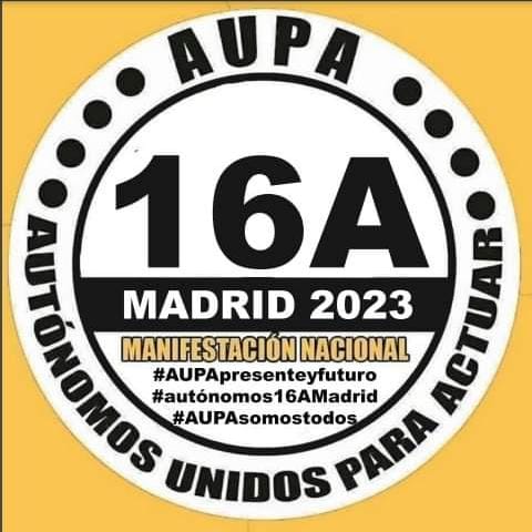 AUPA_Autonomos's tweet image. El futuro de los autónomos pasa por unirse y actuar. 

El no-futuro pasa por seguir como hasta ahora; solos, indefensos y paralizados.

Autónomos de todos los sectores, de todas las tendencias políticas, de todos los rincones del país.

⏳ El 16 de abril unidos para decir basta.