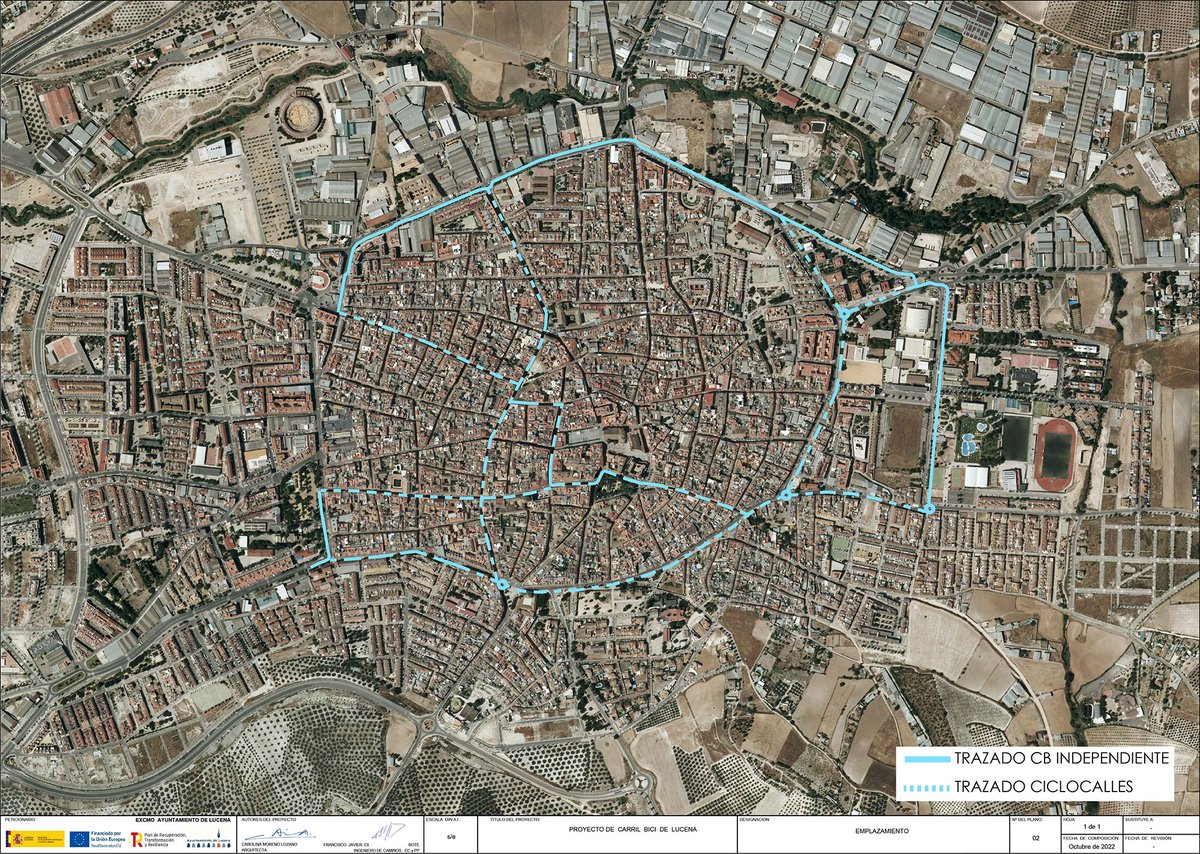 EdusiLucena's tweet photo. 🚴‍♀️🚴Con el nuevo carril bici que rodeará el casco histórico, continuamos impulsando proyectos para favorecer la movilidad sostenible en #Lucena.
+ info 👉 https://t.co/hpobgzrUm8
#LucenaCohesionada #EDUSI #FEDER https://t.co/CdEnCGuDef