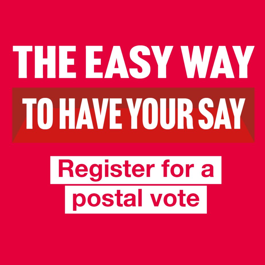 ThanetLab's tweet image. Don't risk life getting in the way on election day - register for a postal vote before 17th April
postalvote.labour.org.uk