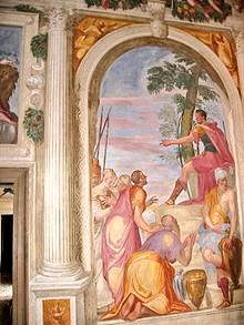 HawkeJon's tweet image. #FrescoFriday
#Frescoes at the Villa Caldogno by Giovanni Antonio Fasolo (1570)
#Art #artwork #painting #History