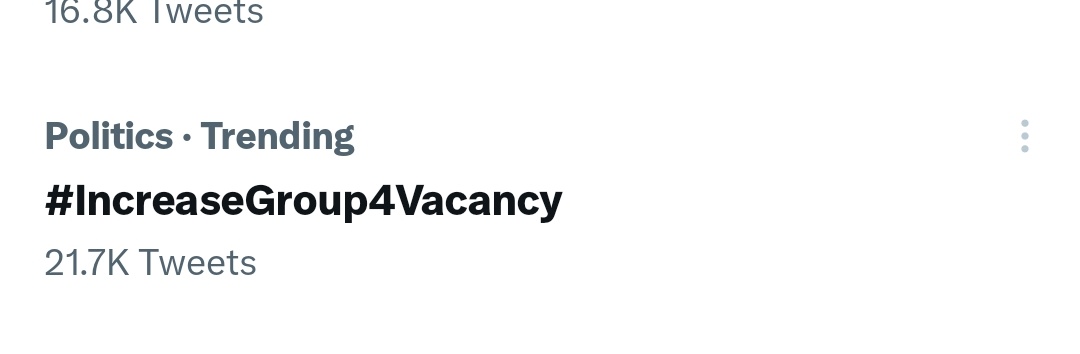 GOKULsa70882392's tweet photo. வேலையில்லாது வறுமையில் உழன்று வாழும் 18 லட்சம்  இளைஞர்களின் வாழ்வாதாரத்தை கருத்திற் கொண்டு மின்வாரியம்,ஆவின், கால்நடைத்துறை போன்ற பல்வேறு பணியிடங்களை
G4 ல் இணைத்து காலிப்பணியிடங்களின் எண்ணிக்கையை மேலும் அதிகரியுங்கள்.

@mkstalin @ptrmadurai
@DinamaniDaily

#IncreaseGroup4Vacancy https://t.co/me6nHHx84c