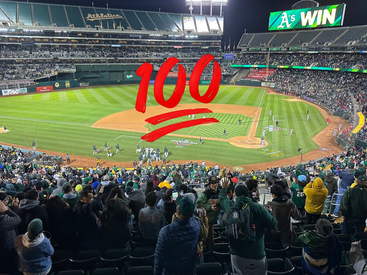DaveKaval's tweet photo. Big win! @Athletics #celebration 💚💛💚💛 https://t.co/Z7JBeJYVr9