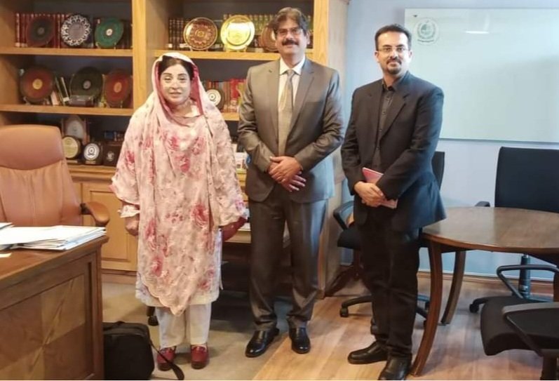 Raja Shoaib Akbar, Executive Director, SFEA met Executive Director, HEC, Dr. Shaista Sohail and shared the progress of the PACT project along with other programmatic updates and discussed avenues of mutual cooperation. 
#HEC #SFEA #PACT