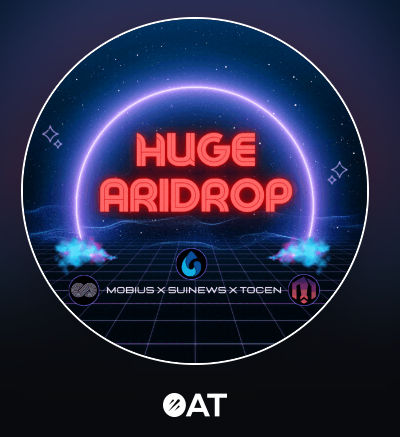 🪂 Mobius x Tocen AIRDROP 🪂

💵 Prize Pool: 10,000 $MOB Boxes &amp; 10,000 $TOCE Boxes Airdrop

👉 Claim your free OAT: galxe.com/SuiNews/campai…

👉 Fill out the form to qualify for the Airdrop: forms.gle/rxaHXwdeb2Ny8q…

⚠️ The last chance for you!!!

#Airdrop #SUI #SuiNFTs #SuiNews