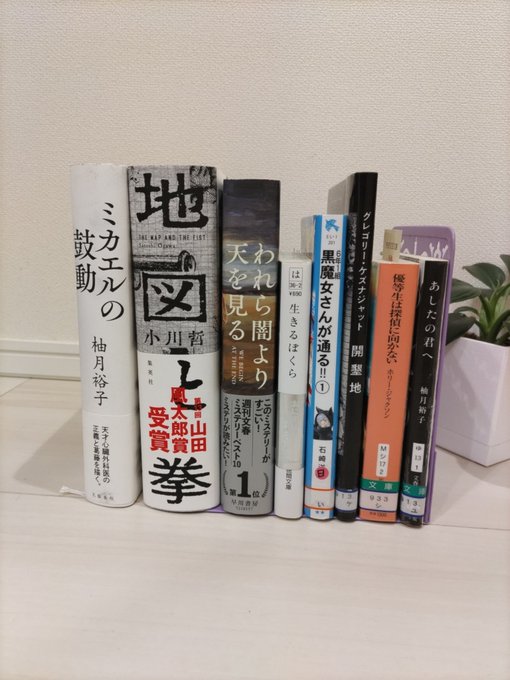 【3月読了】◇ミカエルの鼓動◇地図と拳◇われら闇より天を見る◇生きるぼくら◇6年1組黒魔女さんが通る‼◇開墾地◇優等生は