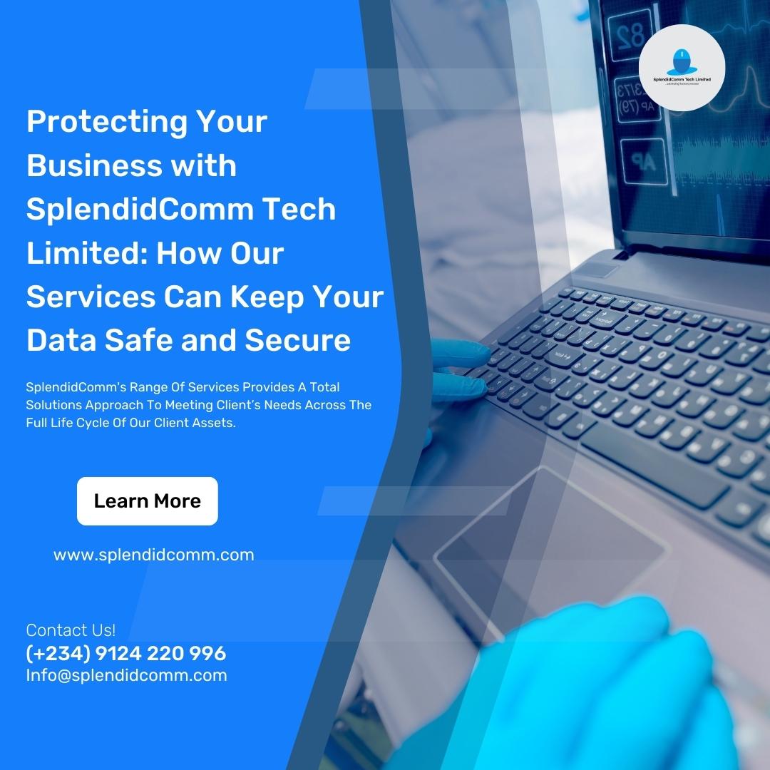 Splendidcomm_t's tweet photo. 🔒📈 Protecting Your Business with SplendidComm Tech Limited 🚀👨‍💼💼💻
Keep your valuable data safe and secure with our top-of-the-line services! 🛡️🔐💪

#cybersecurity #datasecurity #businesstech #networksecurity #ITservices #informationsecurity #cloudsecurity #smallbusiness https://t.co/Mmy7r8e4WW