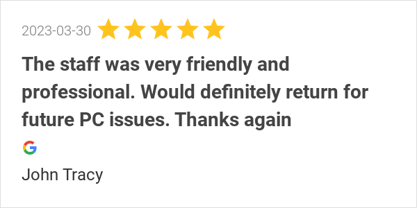 TCPCRepair's tweet image. New 5.0-star Review: &quot;Brought a hard drive in for repair. The staff was very friendly and professional. Would...